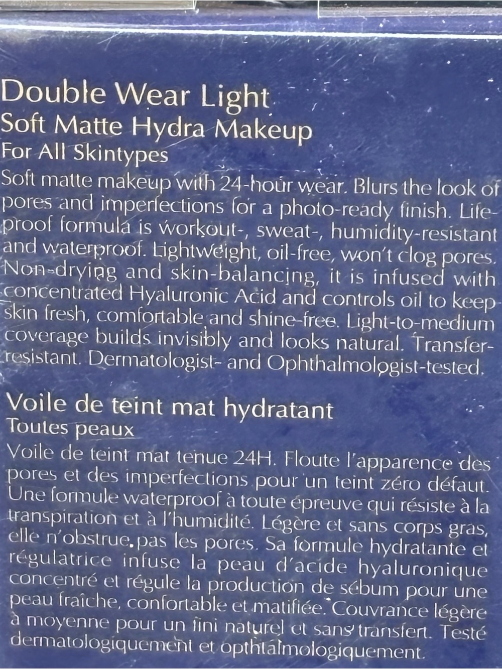 Estée Lauder Double Wear Light - Soft Matte Hydra Makeup (Sealed Box) 1N2 Ecru - Picture 7 of 8